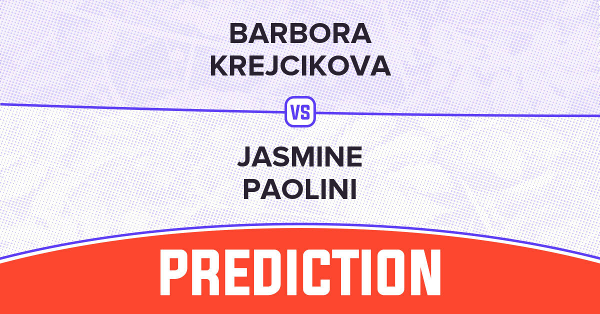 Barbora Krejcikova vs Jasmine Paolini Prediction - Wimbledon 2024