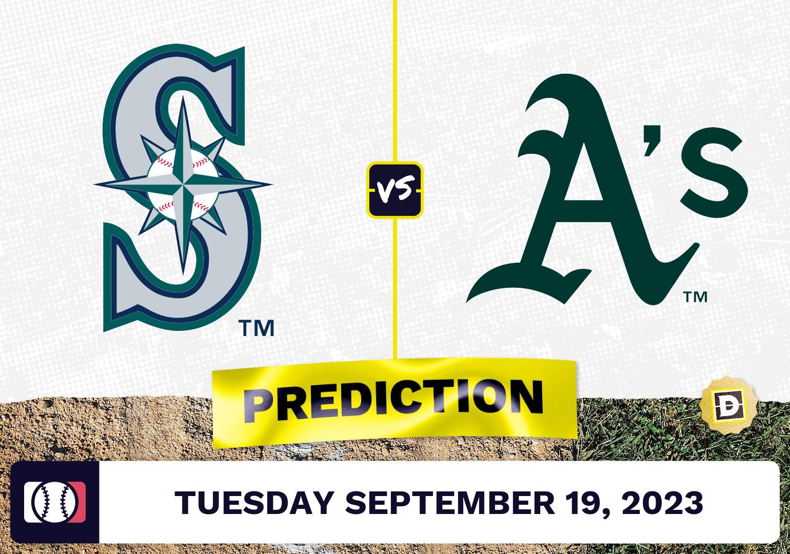 Mariners vs. Athletics Prediction for MLB Tuesday [9/19/2023]