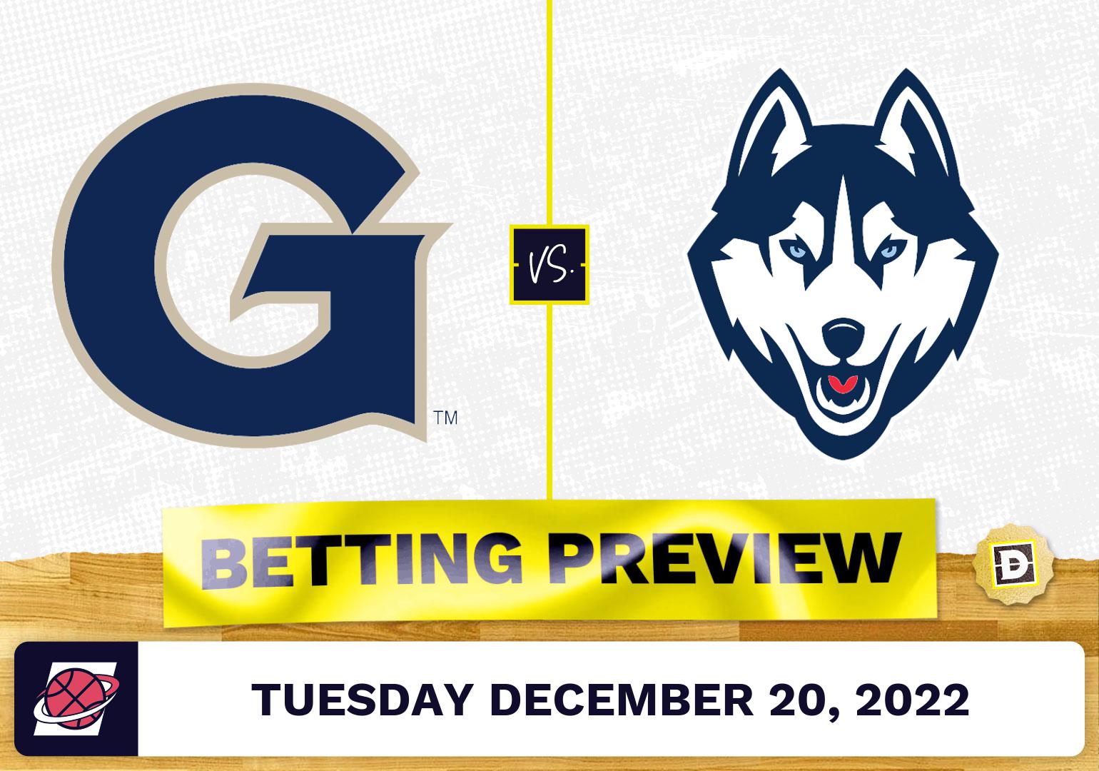 vs. Connecticut CBB Prediction and Odds Dec 20, 2022