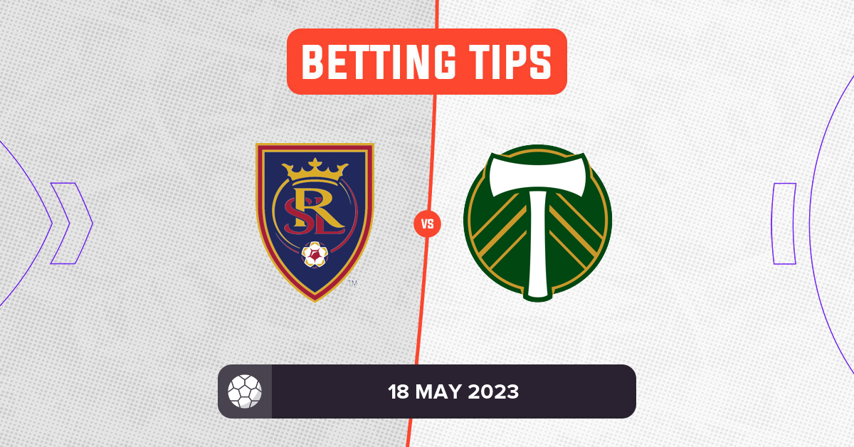 Real Salt Lake vs Portland soccer match prediction chart