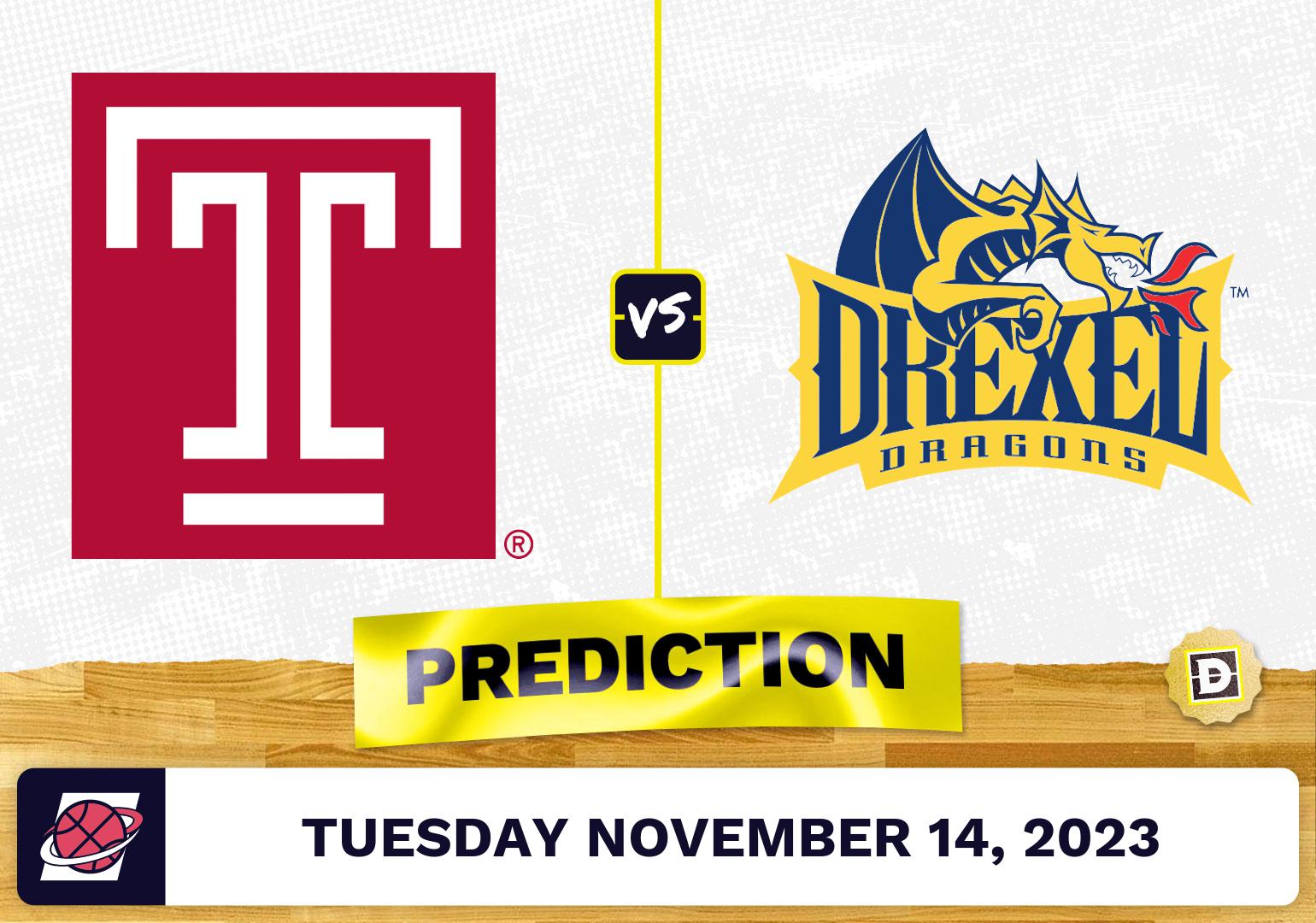 Temple vs. Drexel Basketball Prediction November 14, 2023