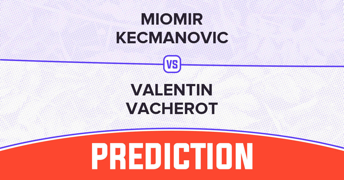 Image for Miomir Kecmanovic vs Valentin Vacherot Prediction - ATP Adelaide International