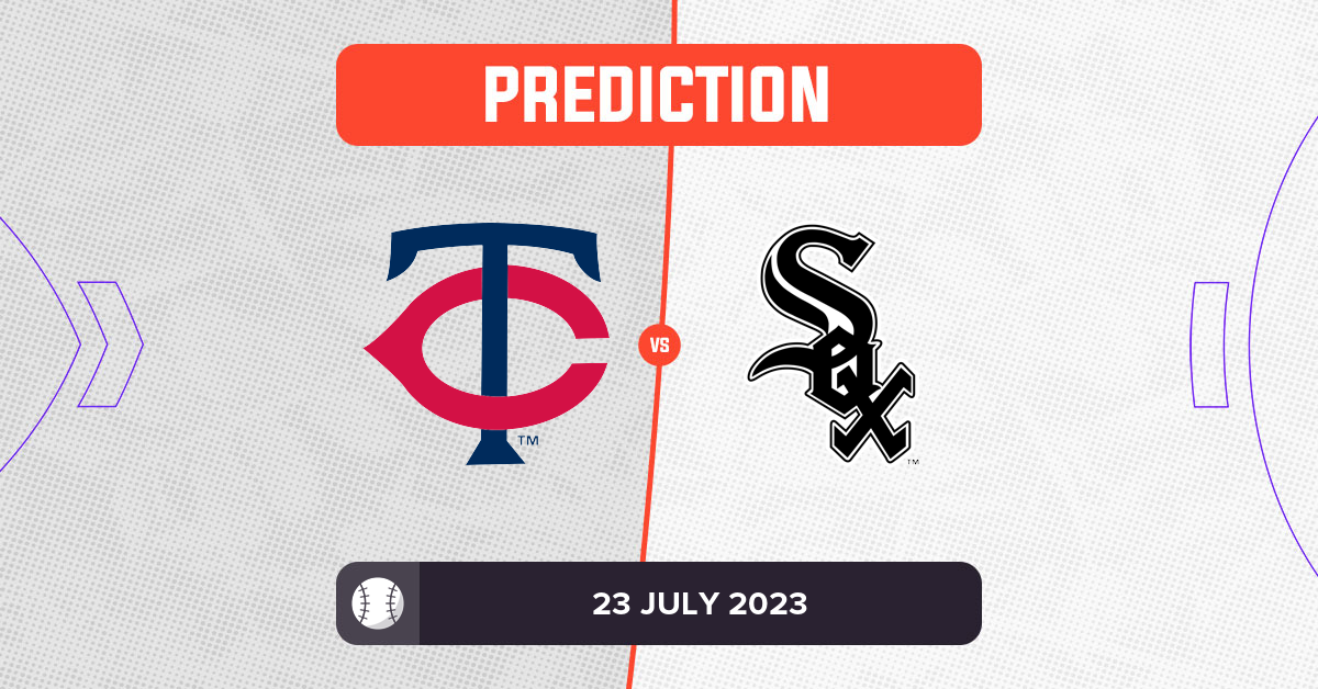 Twins vs White Sox Prediction and MLB Tips - 23 July 2023