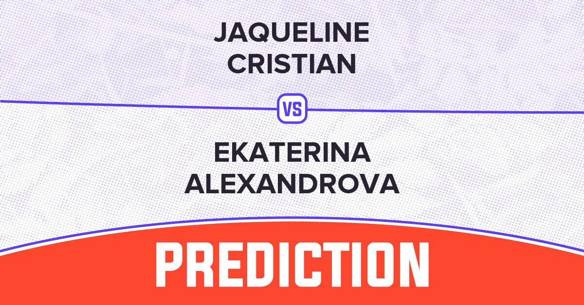 Image for Jaqueline Cristian vs Ekaterina Alexandrova Prediction - WTA Adelaide International