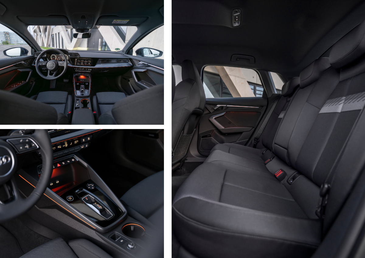Das Interieur des Audi A3 Sportback.