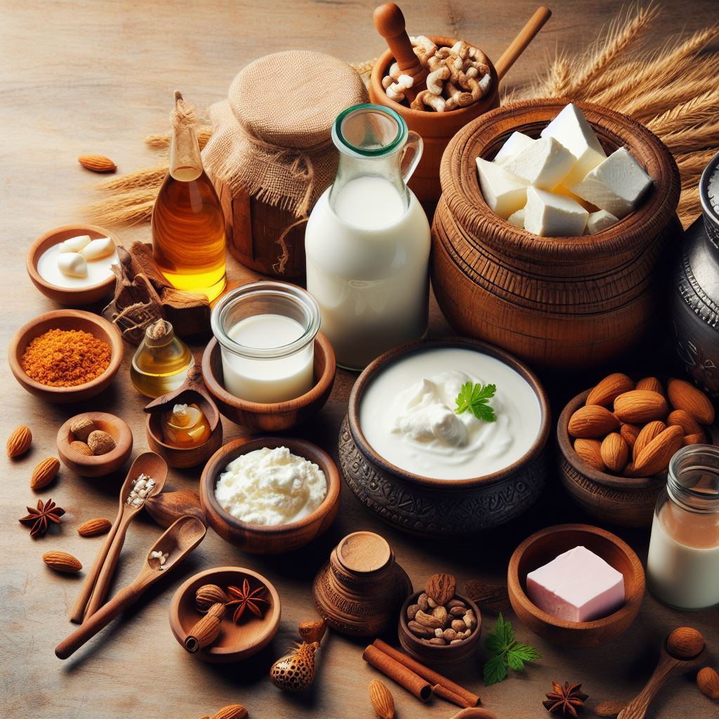 Preparing Dairy products at home in Nepal