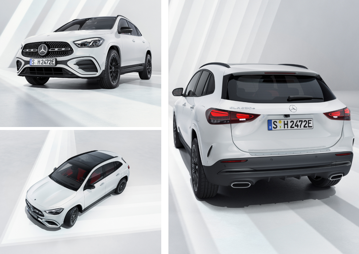 Das Exterieur des Mercedes GLA.