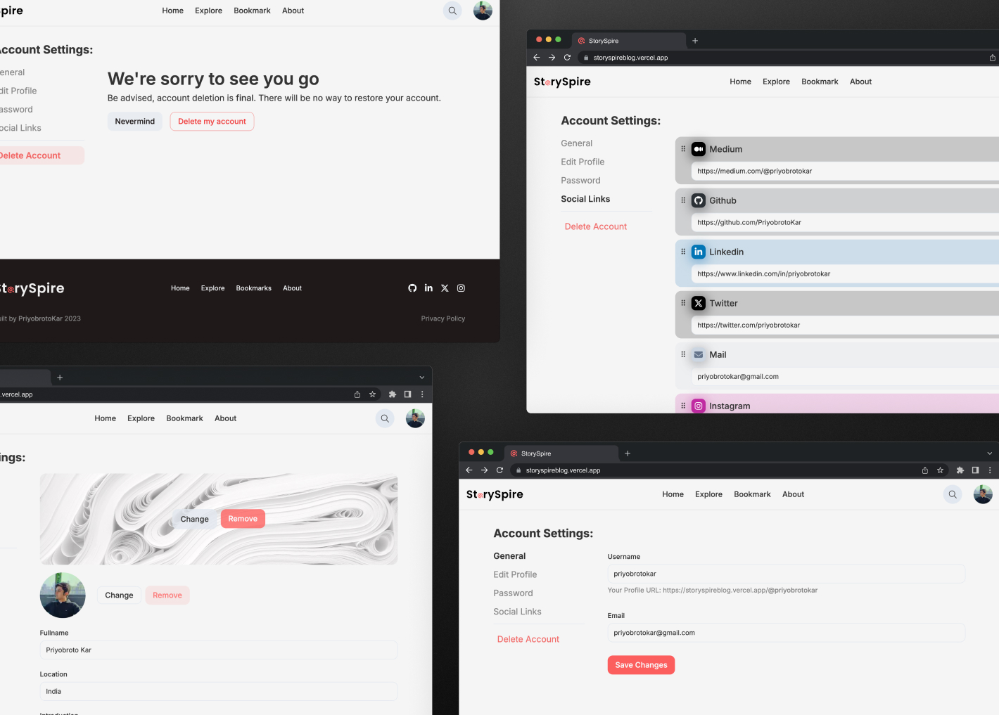 User account management