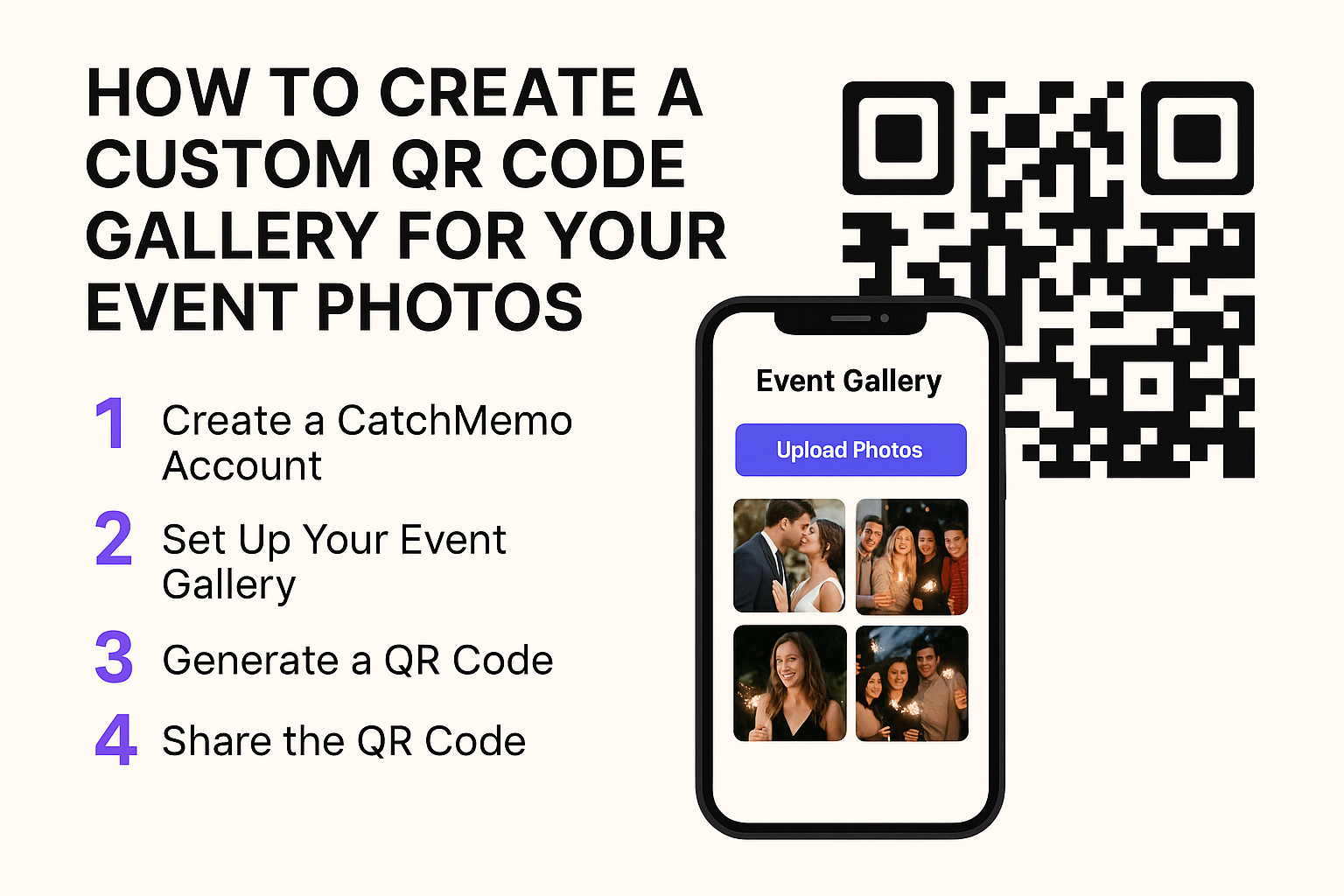 How to Create a Custom QR Code Gallery for Your Event Photos