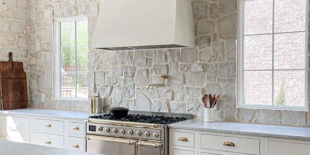 stone backsplash