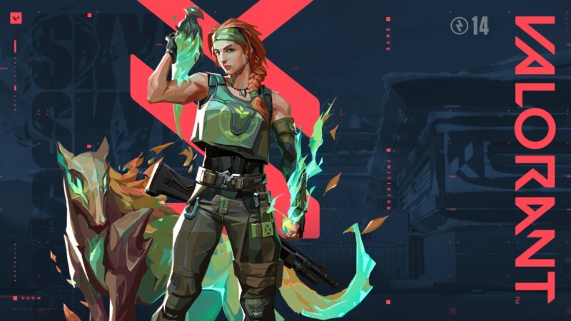 Valorant Skye artwork representing a flexible initiator on a Premier roster