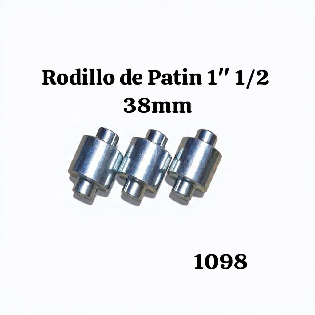 RODILLO DE PATIN 1P Y MEDIA DE 38MM