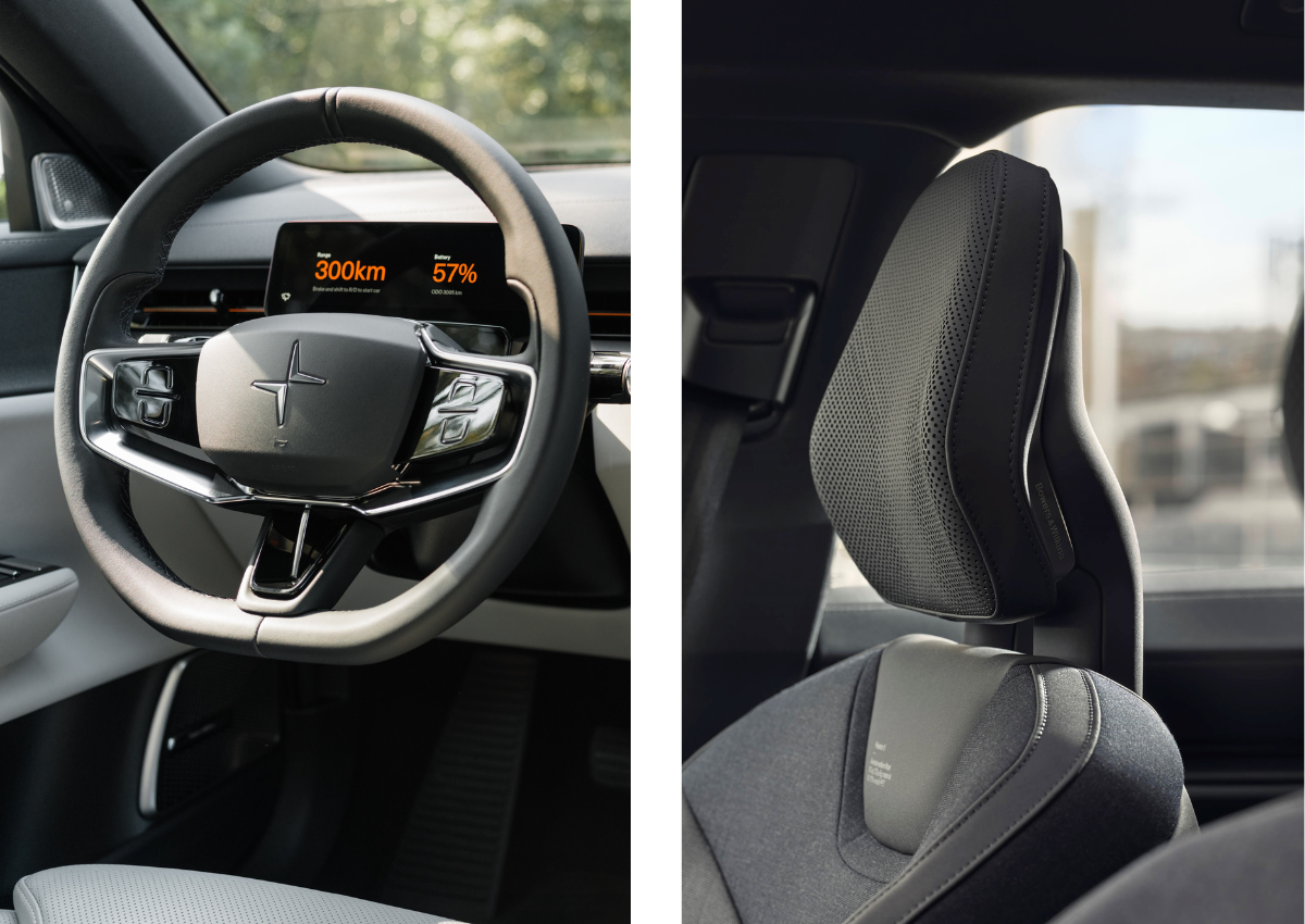 Das Interieur des Polestar 3.