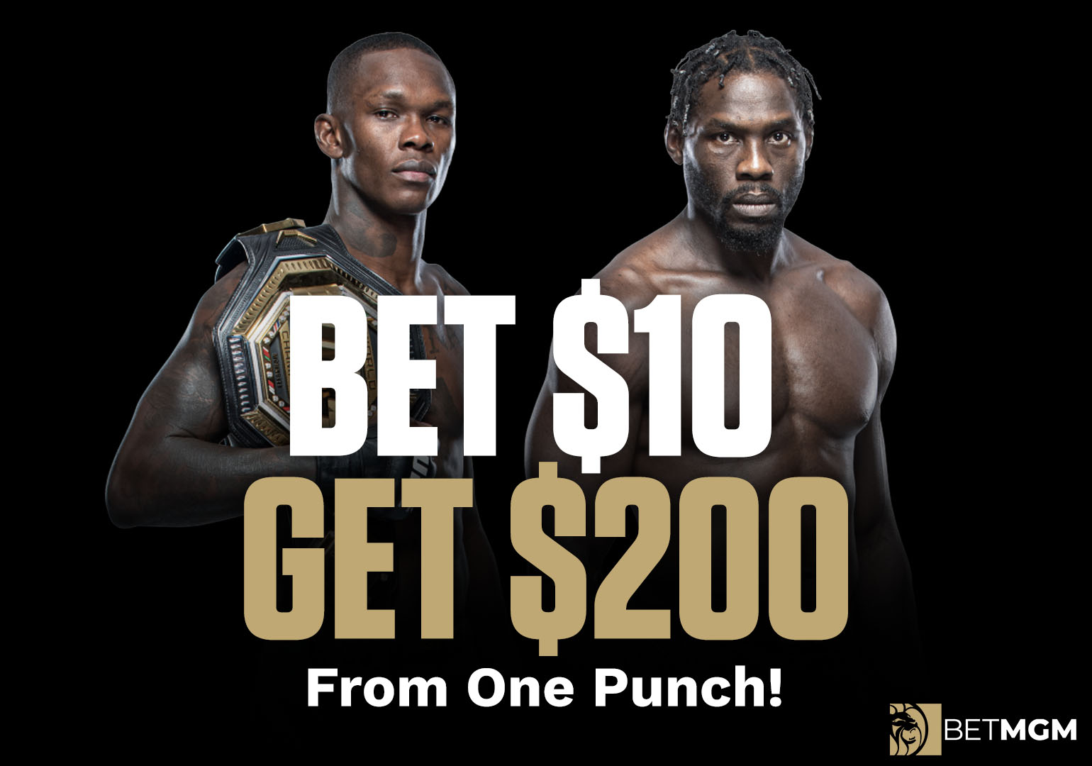 BetMGM Sportsbook Promo for UFC 276 Tonight