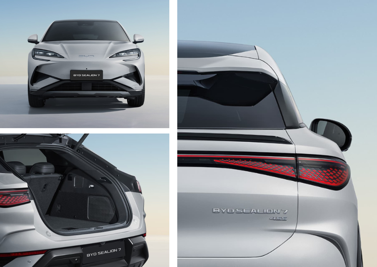 Das Exterieur des BYD Sealion 7.