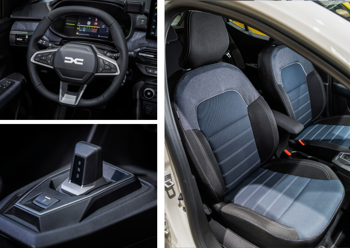 Das Interieur des Dacia Sandero.