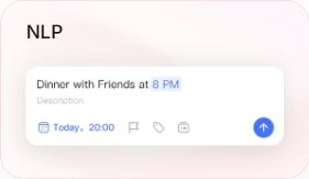 TickTick recognizing a time while entering a task