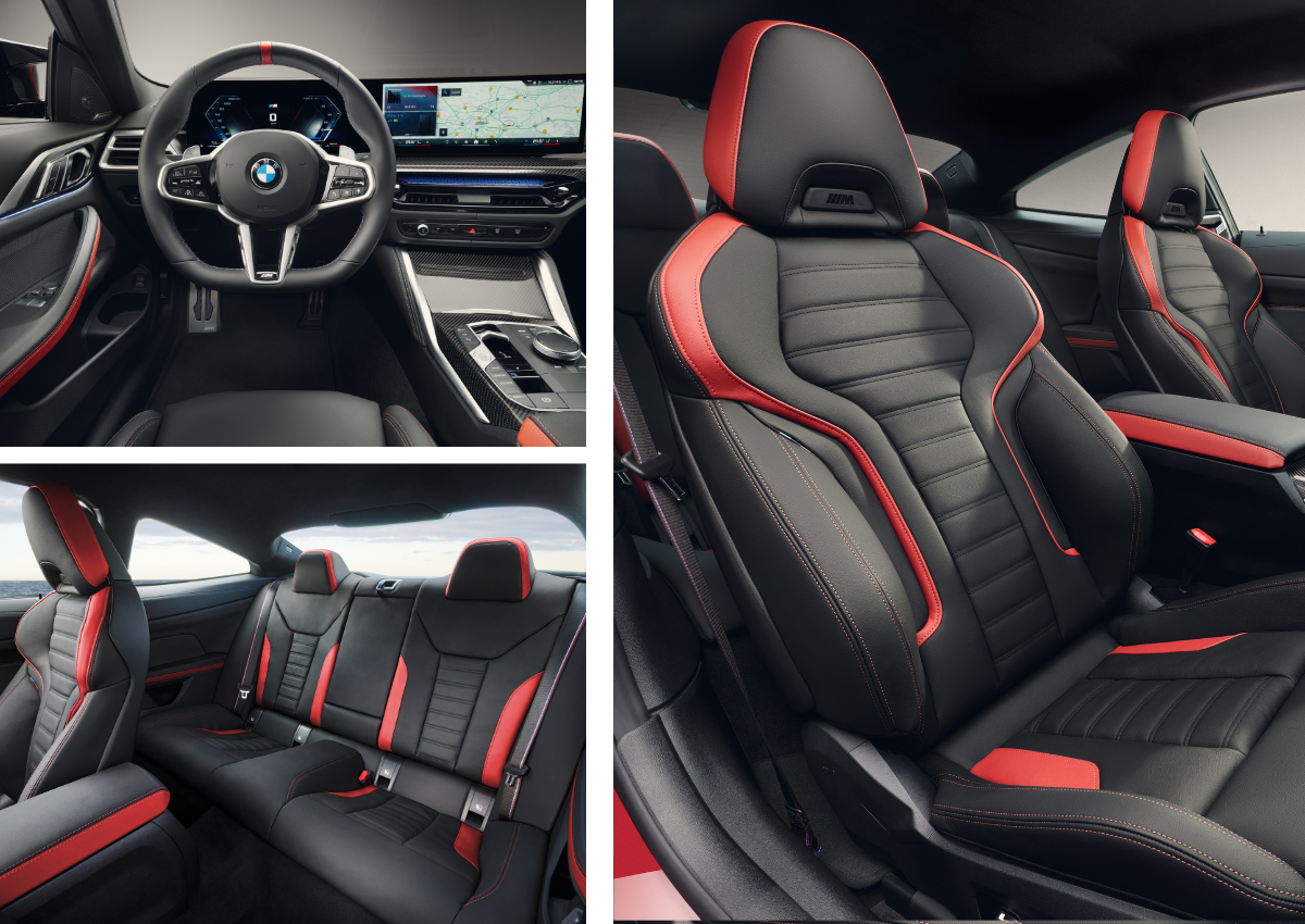 Das Interieur des BMW 4er Coupe.