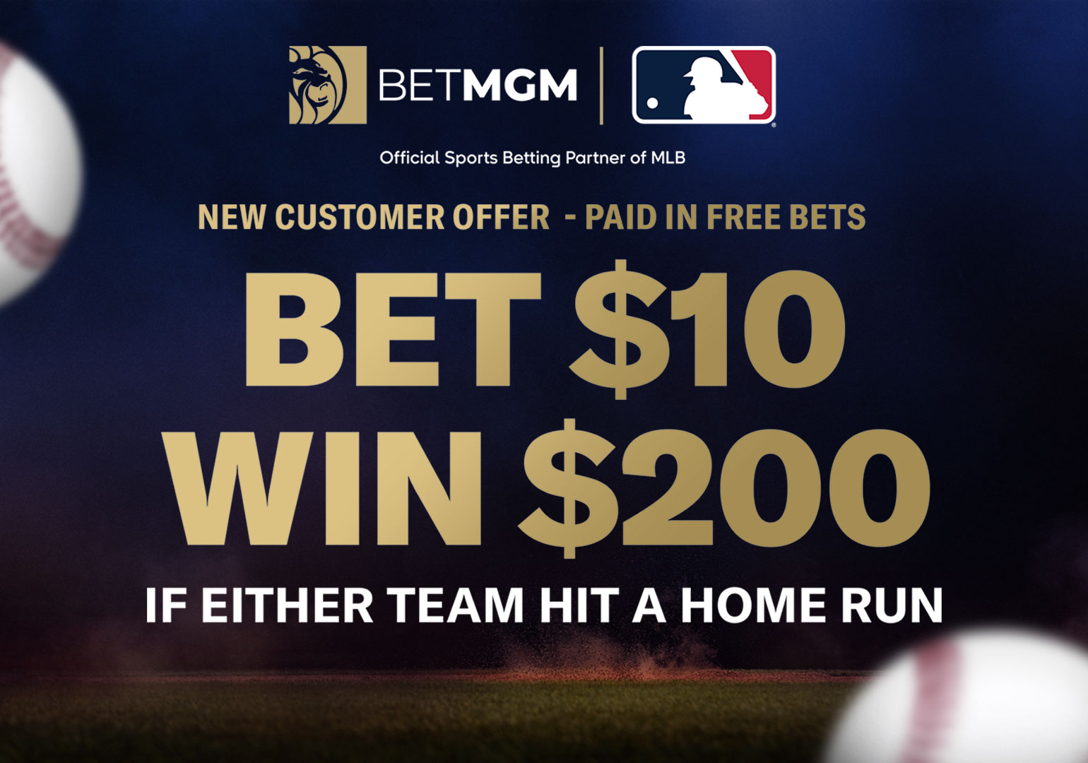 MLB Bonus: Bet $10, Win $200 with BetMGM This Weekend