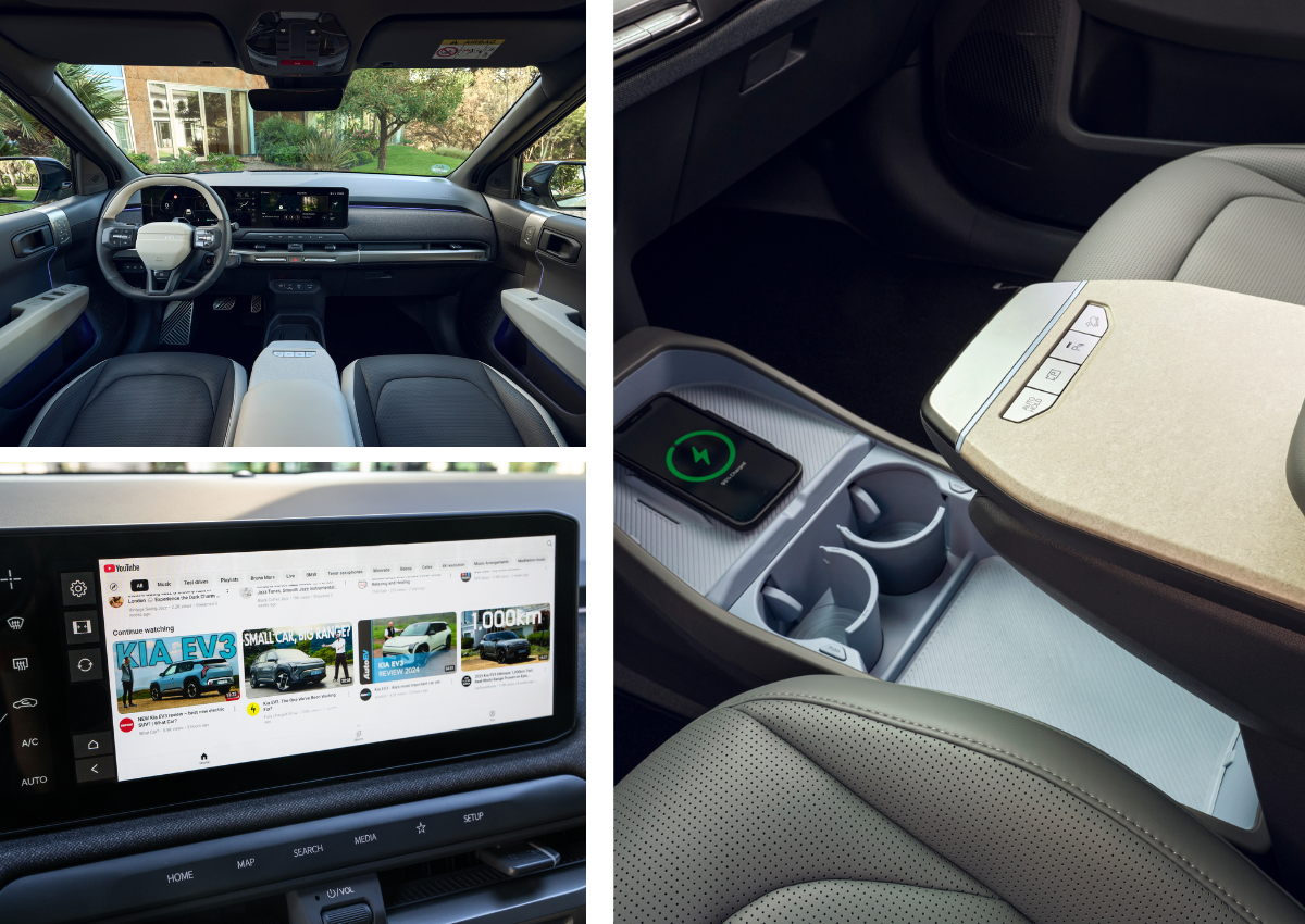 Das Interieur des Kia EV3.