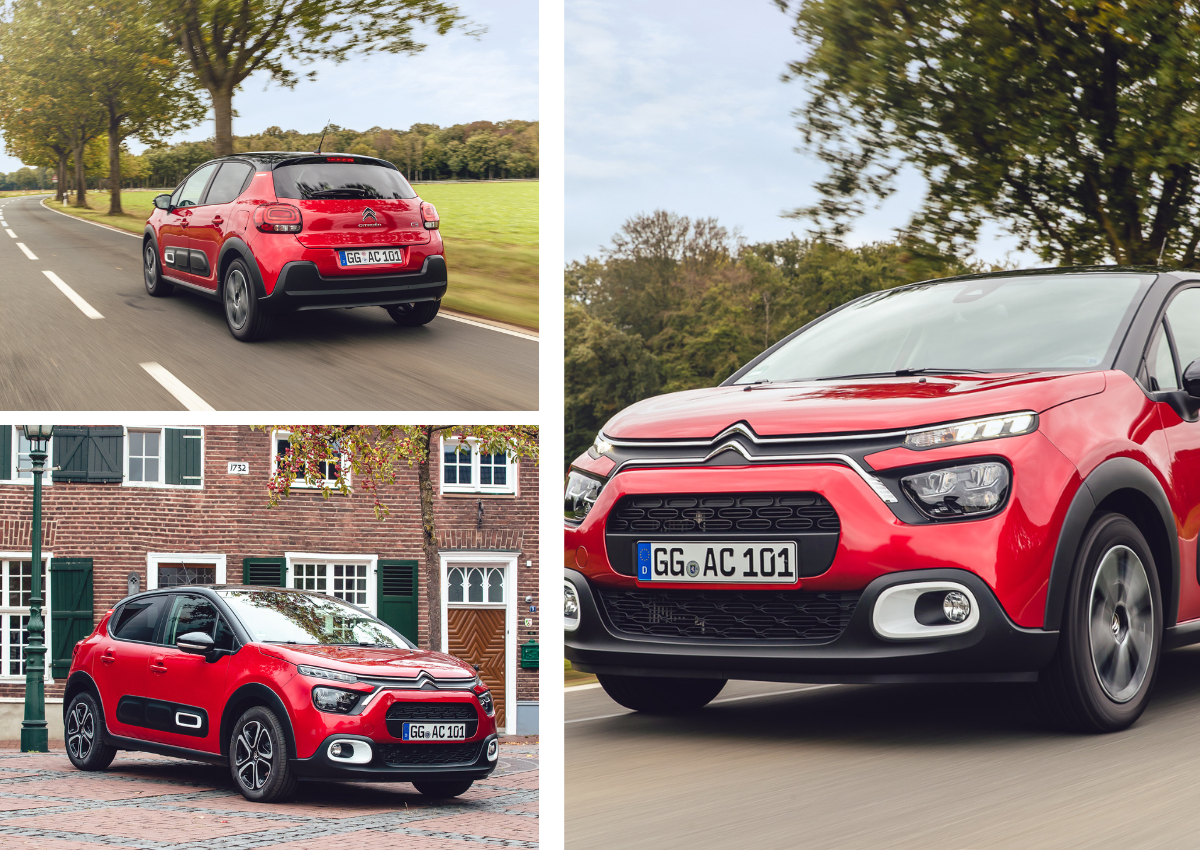 Das Exterieur des Citroën C3.