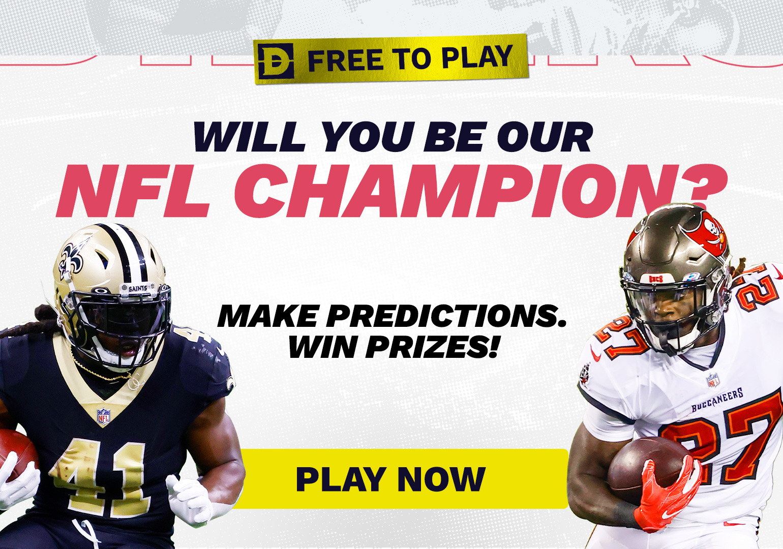 NFL Free to Play Contest: Thursday Night Football - New York Giants vs. Washington Football Team, 2021