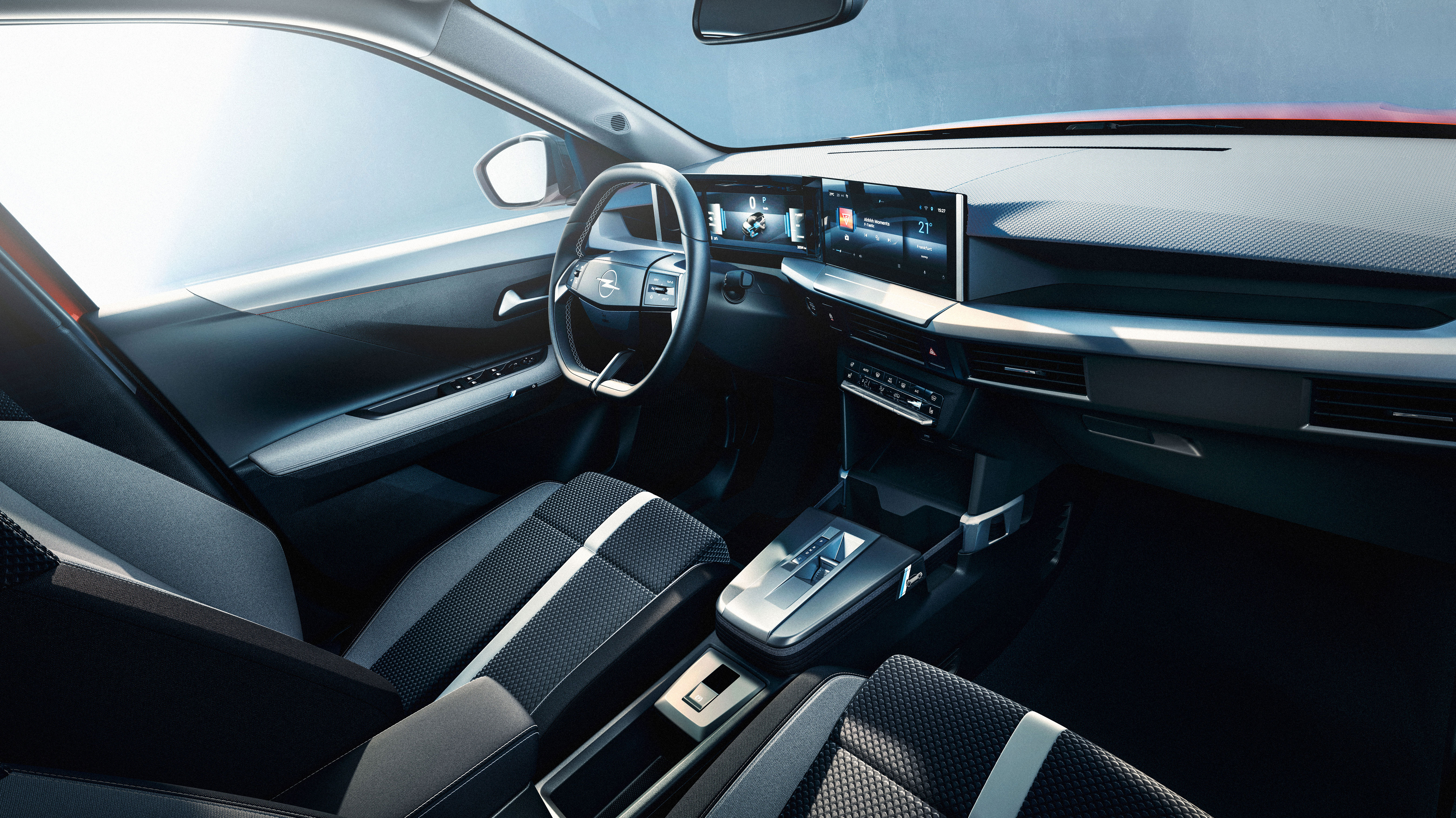 Das Interieur des Opel Frontera.