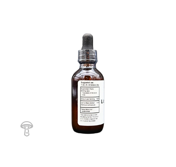 Lion's Mane Dual Extract Tincture (60ml) | Full-Spectrum Cognitive