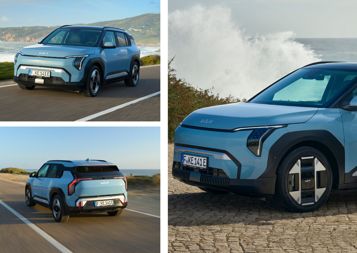 Das Exterieur des Kia EV3.