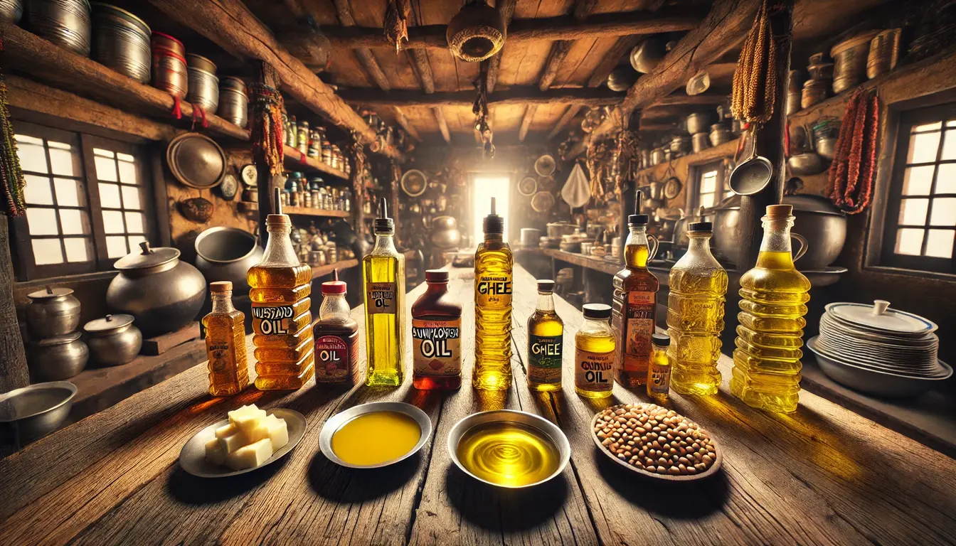 Different types of cooking oil consumed in Nepal