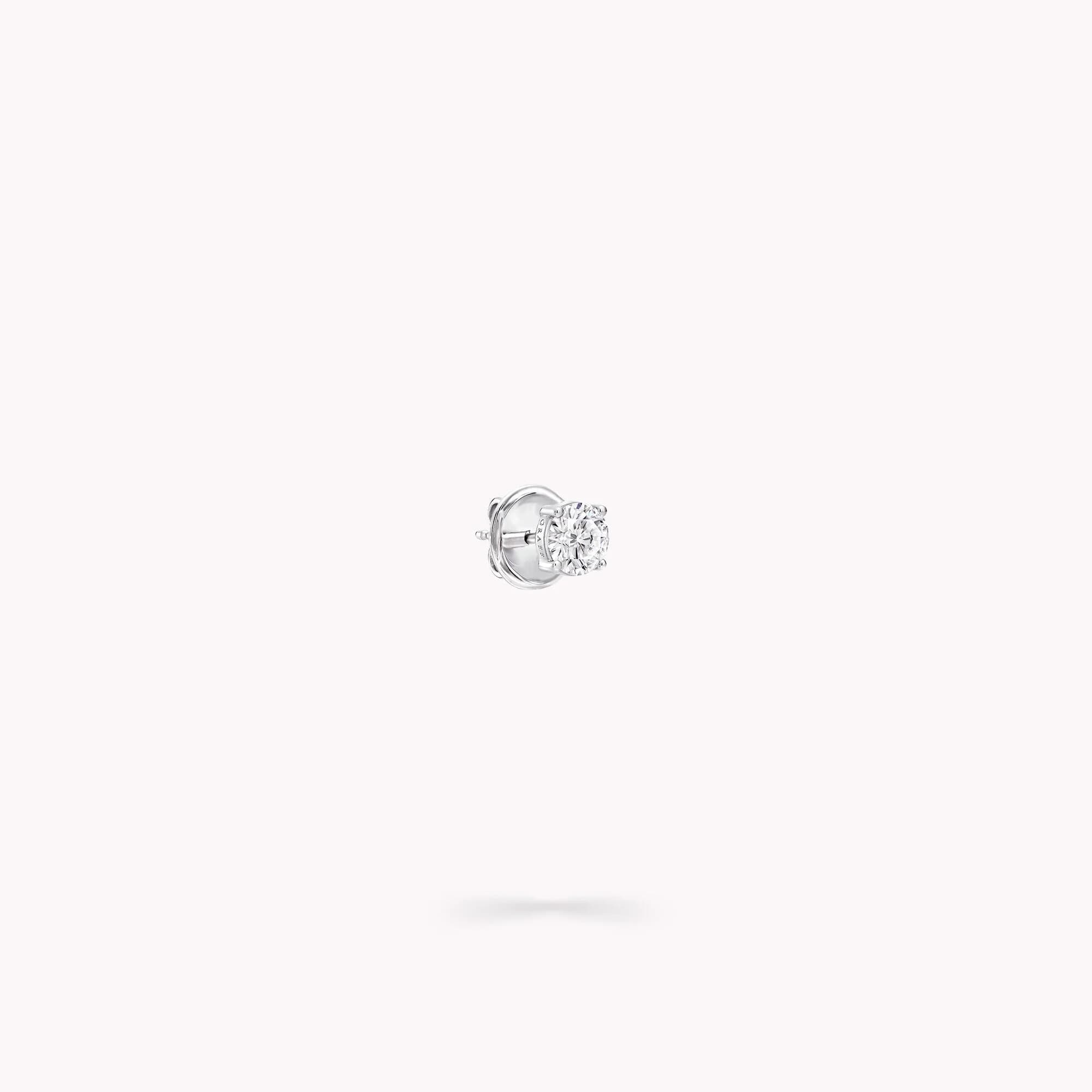MEORA Round Diamond Stud Earrings Pair DE/VS1 18K