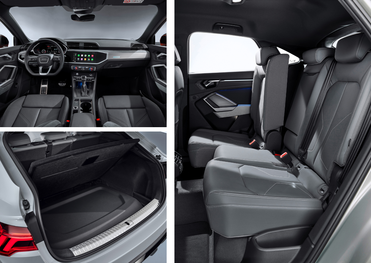 Das Interieur des Audi Q3 Sportback.