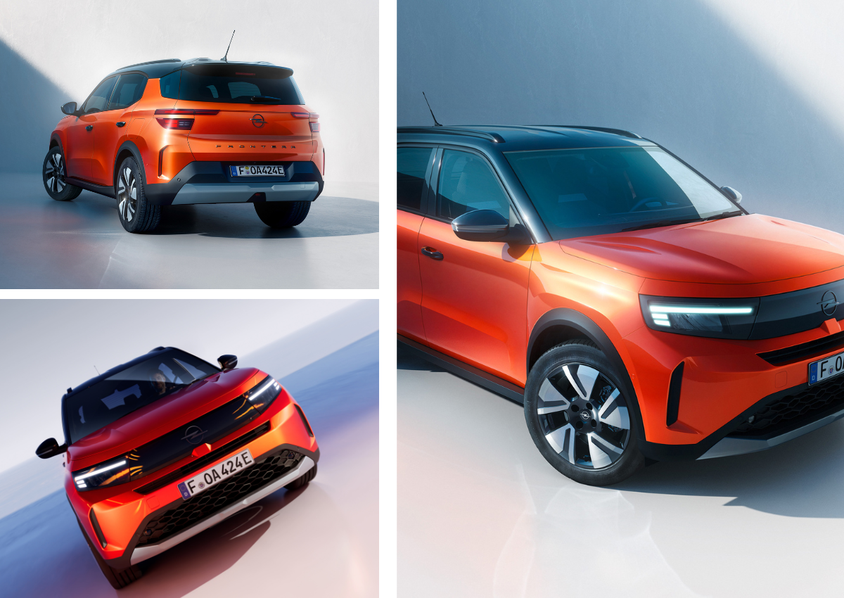 Das Exterieur des Opel Frontera.