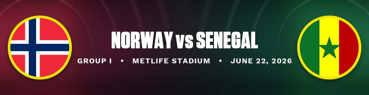 World Cup odds today ft. Senegal vs. Norway.