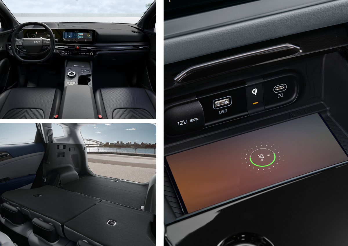 Das Interieur des Kia Sportage.