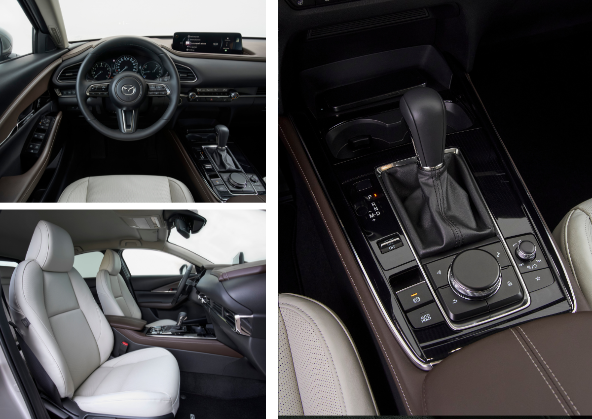 Das Interieur des Mazda CX-30.