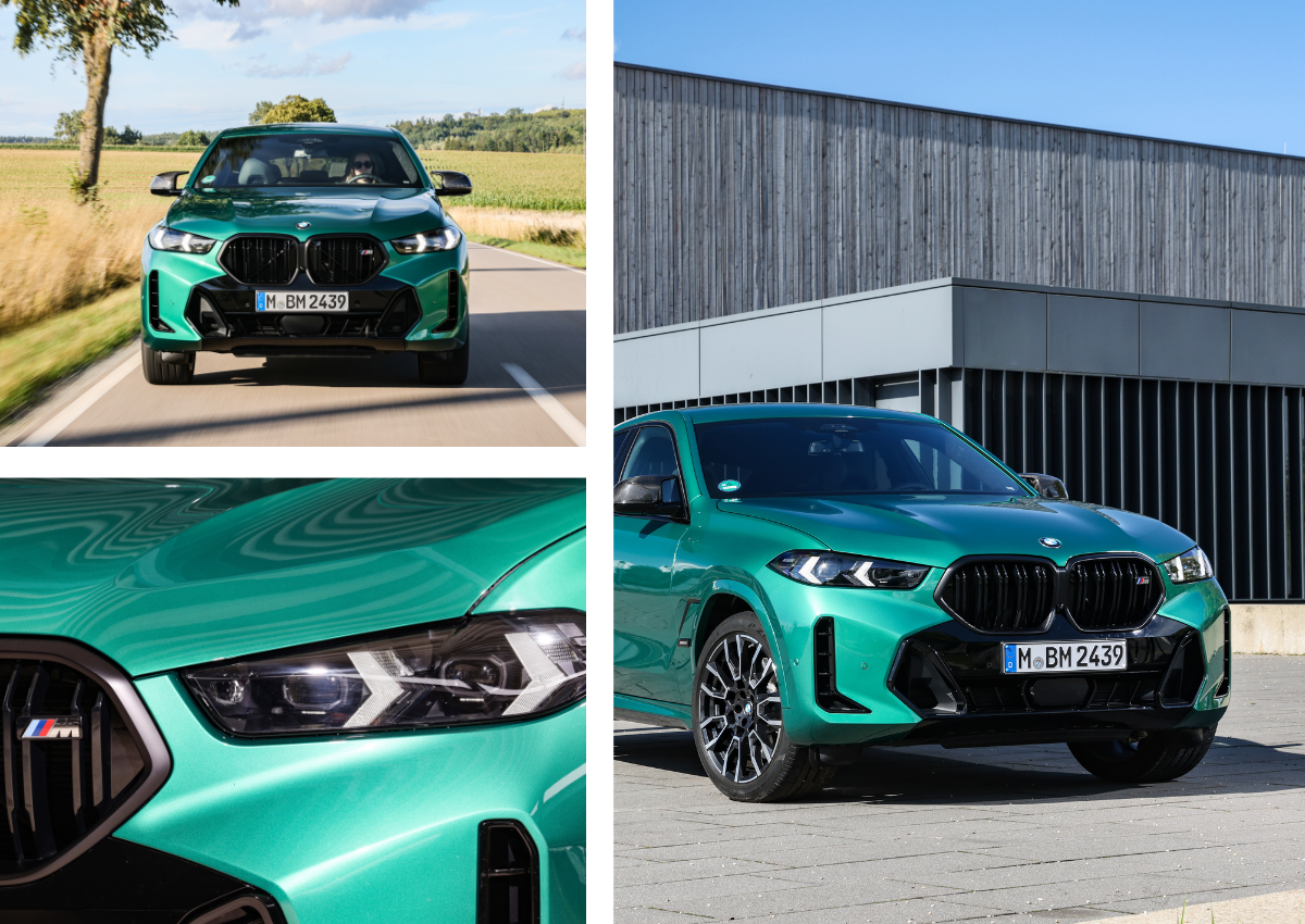 Das Exterieur des BMW X6.