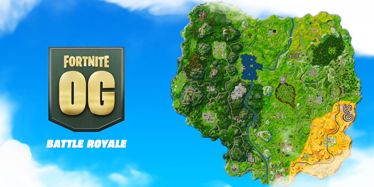 Fortnite map used to review Cash Cup drop spots and rotation routes