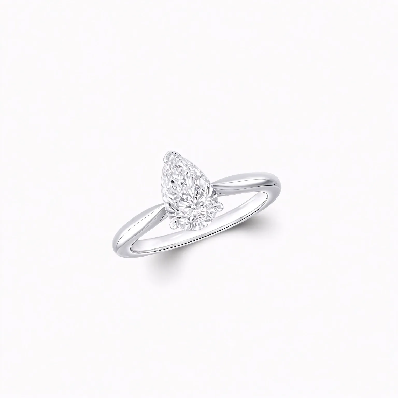 MEORA Pear Shape Diamond Ring