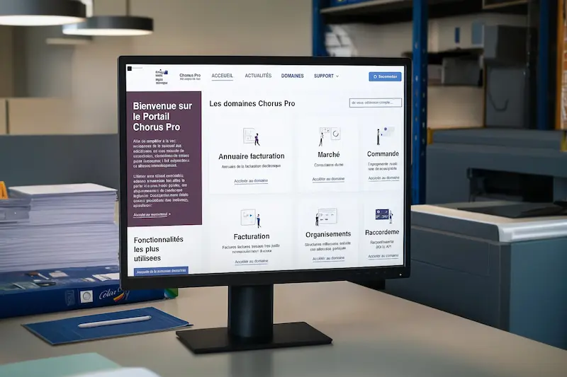 Chorus pro paiement avec 123Imprim