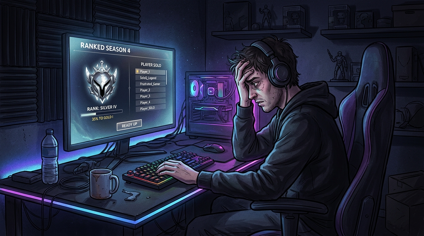 Solo queue frustration — stuck in the same Valorant rank cycle