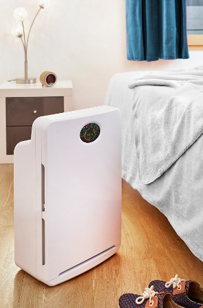 Purificateur d'air AIR ET SANTE A&S 100 Eco dans chambre Purificateur d'air AIR ET SANTE A&S 100 Eco dans chambre
