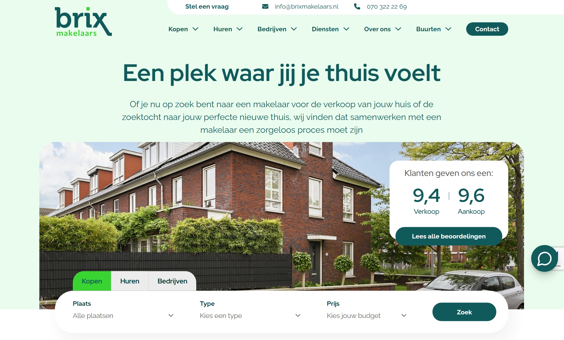 Screenshot Brix Makelaars