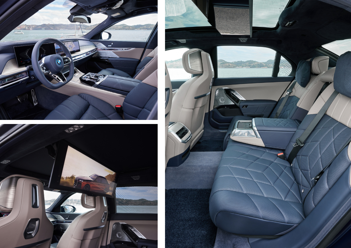 Das Interieur des BMW i7.