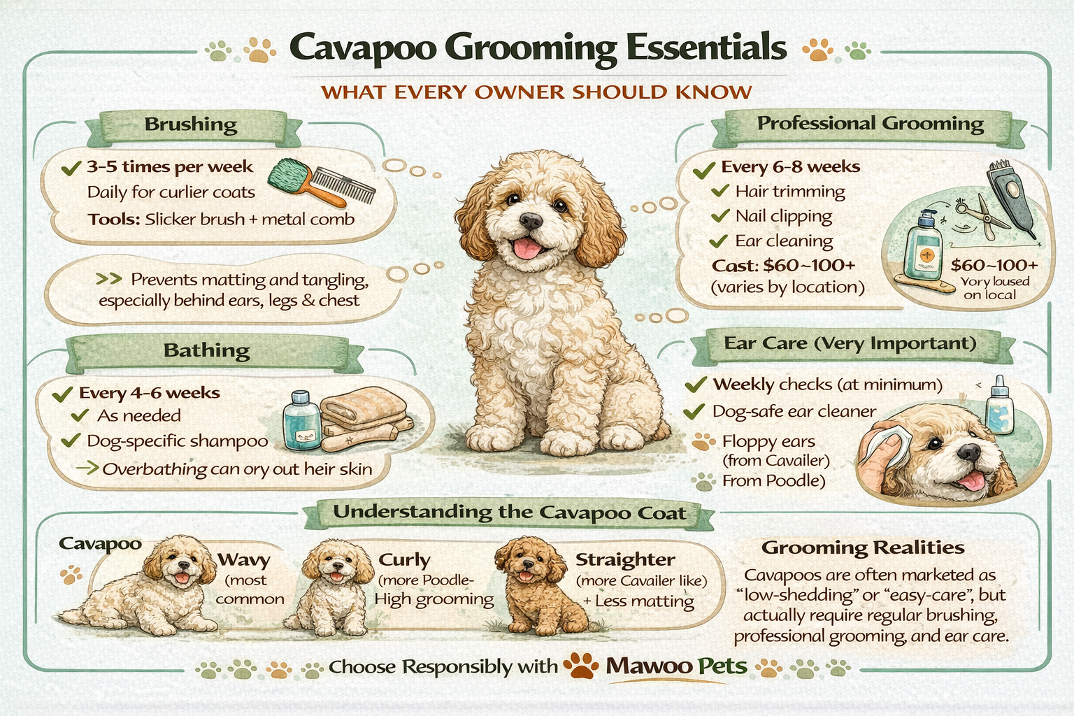 cavapoo grooming