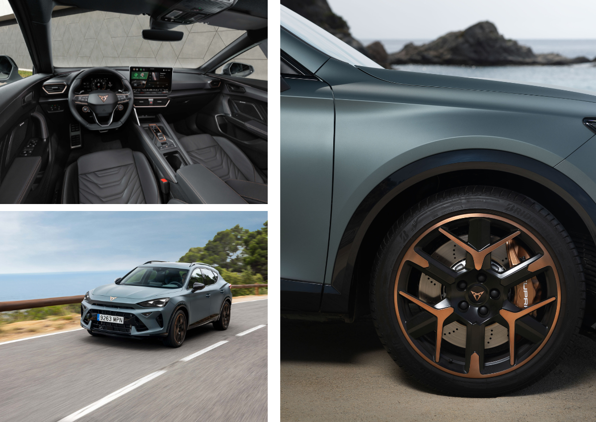 Das Interior und Exterior des Cupra Formentor.