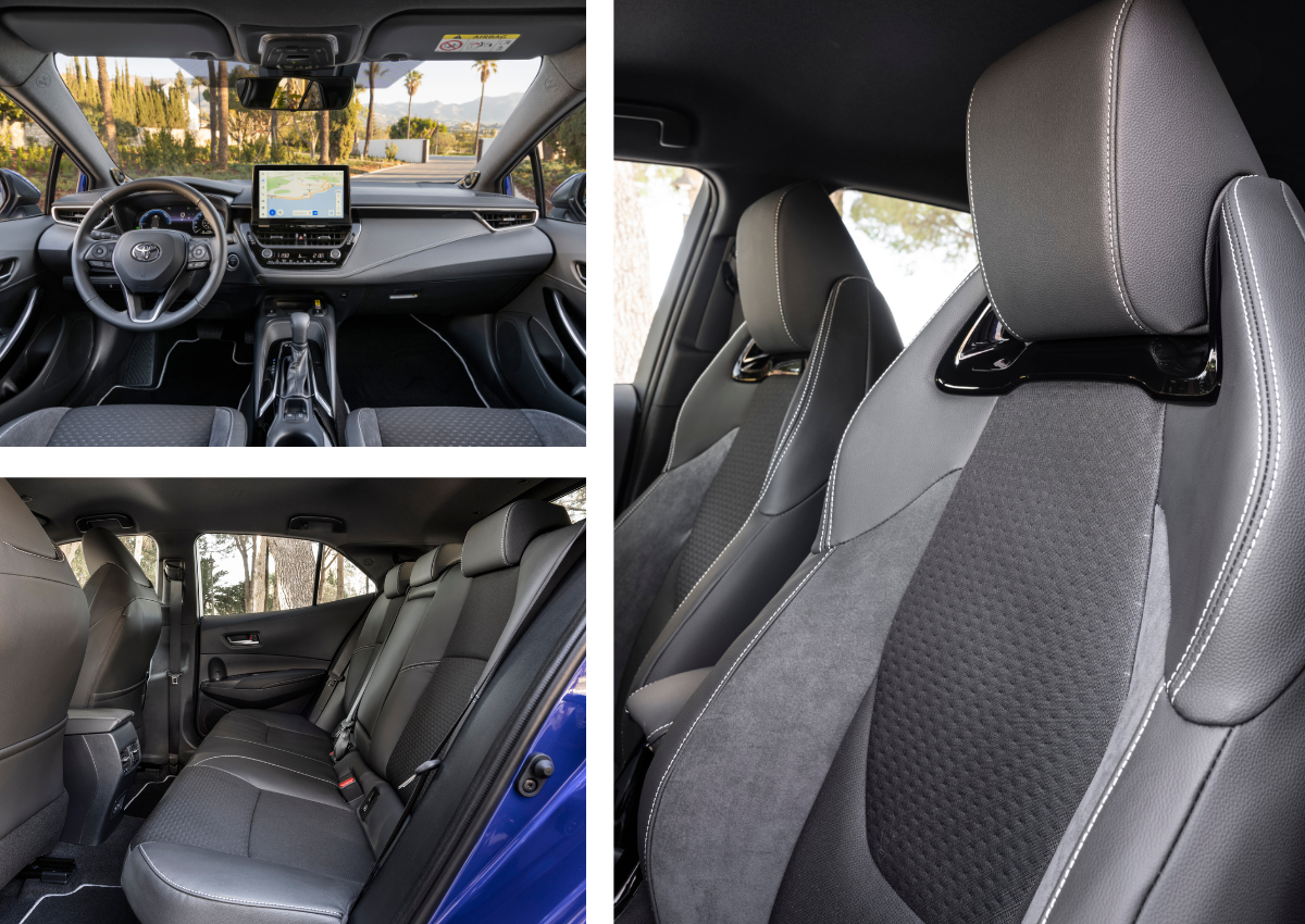 Das Interieur des Toyota Corolla.