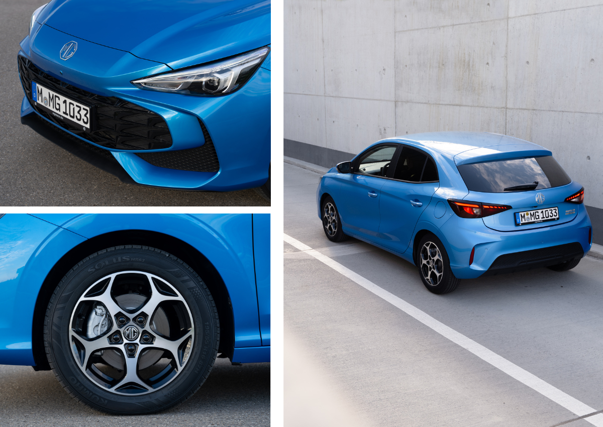 Das Exterieur des MG3.