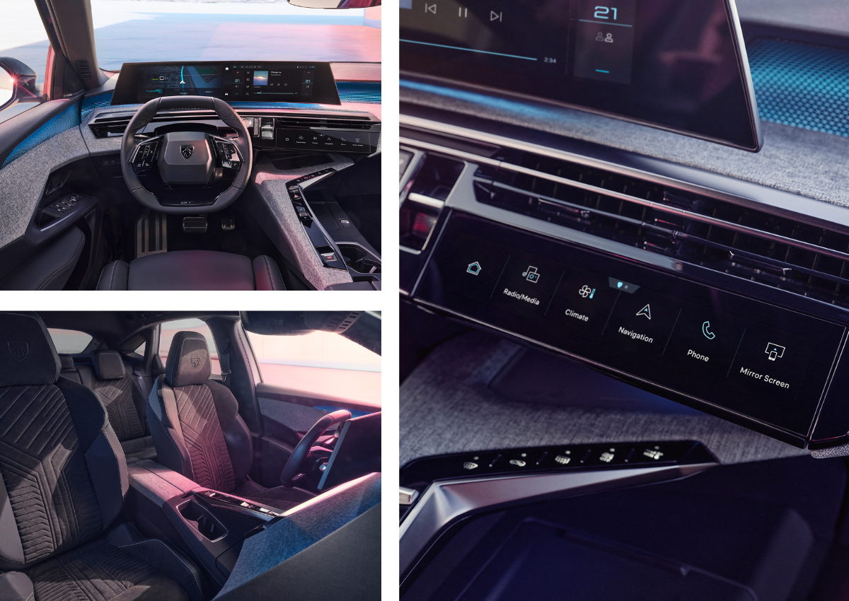 Das Interieur des Peugeot 3008.