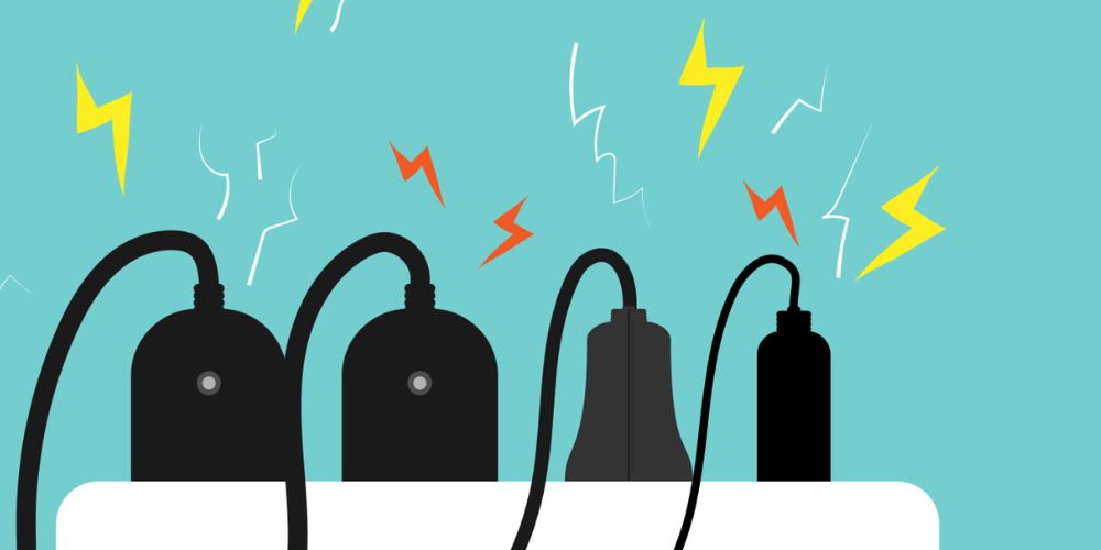 electrical plugs in outlet